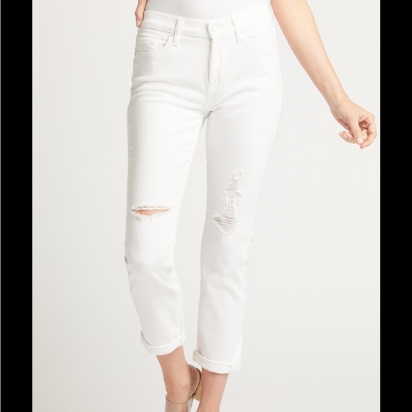 7 for all mankind women’s white jeans - Picture 2 of 10